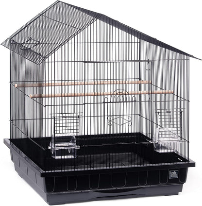 Prevue Pet Products Conure Manor Metal Birdcage for Small, Medium Birds with 2 Cups and Perches