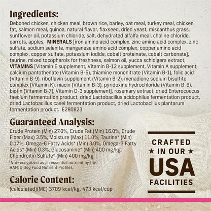 Merrick Healthy Grains Premium Dry Dog Food For Small Dogs, Wholesome and Natural Kibble, Small Breed Recipe - 4.0 lb. Bag