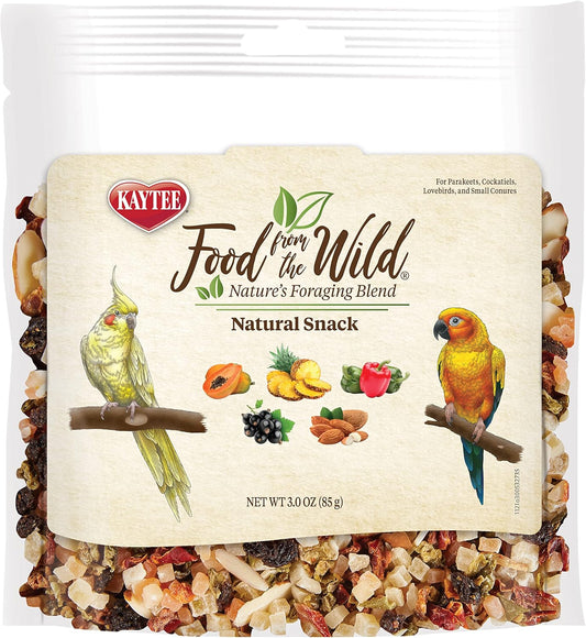 Kaytee Food From The Wild Natural Snack Food Treats For Pet Birds, 3 oz