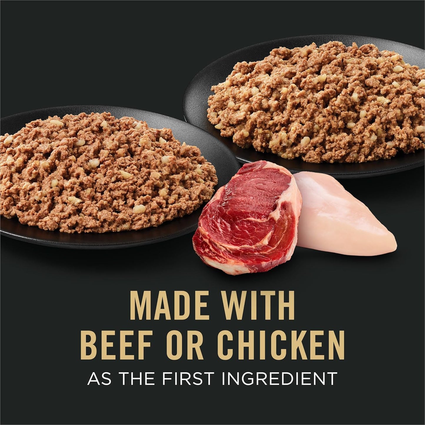 Purina Pro Plan Complete Essentials Wet Dog Food Chicken and Rice Entree and Beef and Rice Entree Variety Pack - (Pack of 12) 13 oz. Cans