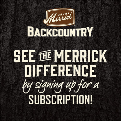 Merrick Backcountry Grain Free Premium Canned Dog Food, Variety Pack, Real Beef and Chicken Dinner Recipes - (Pack of 12) 9.5 lb. Cans