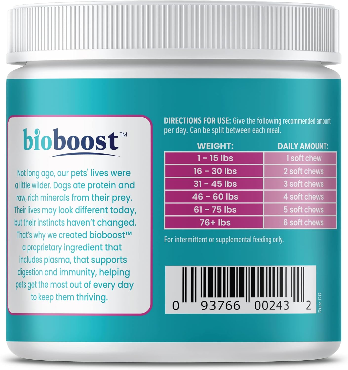 Solid Gold Dog Probiotics for Digestive Health - Probiotics for Dogs with Fiber & Digestive Enzymes for Bowel Support & Gut Health - Bacon Flavor Soft Chews to Support Digestion for All Ages - 120ct