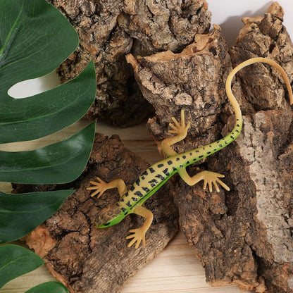 YARNOW 4 Pcs Reptile Bark Cork, Random Shape, 3. 1 to 5. 5 Inch, Wood Bark for Tortoise, Lizard, Gecko, Bearded Dragon, Chameleons