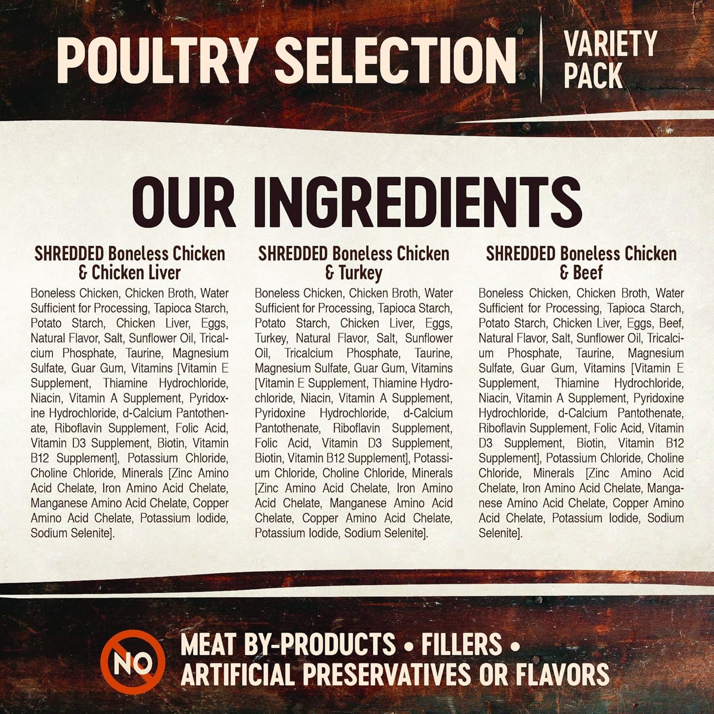 Wellness CORE Signature Selects Shredded Adult Wet Cat Food, Natural, Protein-Rich, Grain Free, 2.8 Ounce, 8 Pack (Poultry Variety Pack)