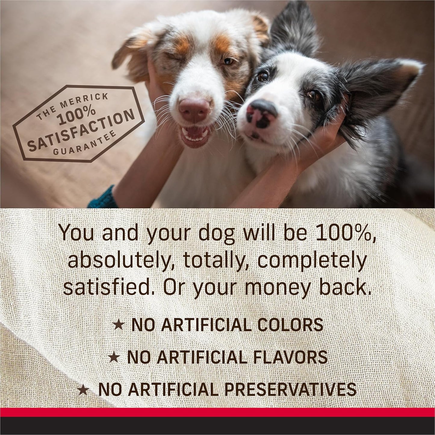 Merrick Backcountry Grain Free Dry Adult Dog Food Kibble With Freeze Dried Raw Pieces, Great Plains Red Recipe - 20.0 lb. Bag