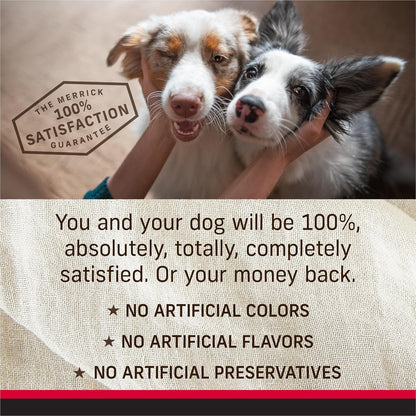 Merrick Backcountry Grain Free Dry Adult Dog Food Kibble With Freeze Dried Raw Pieces, Great Plains Red Recipe - 20.0 lb. Bag