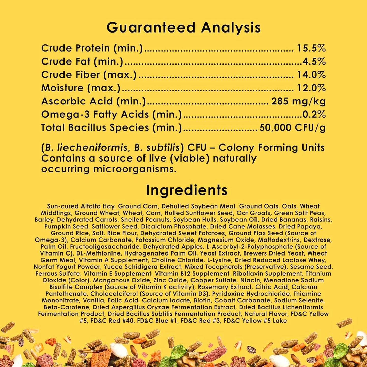 Kaytee Fiesta Guinea Pig Food, Nutritious and Fun Blend, Supports Dental Health and Digestion, 4.5 pounds