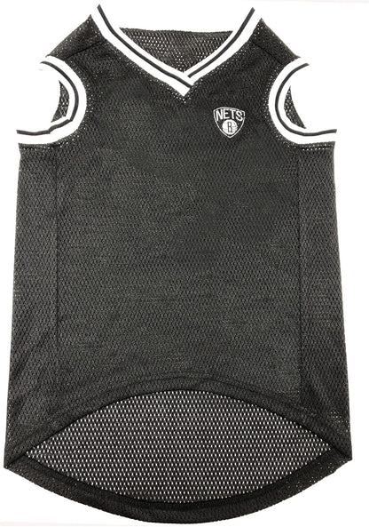 NBA PET Jersey Brooklyn NETS Basketball Dog Jersey, Medium. Best Licensed Basketball Jersey for The Real Four-Legged Fan!