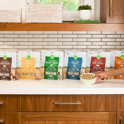 Open Farm, Freeze Dried Raw Puppy Food, Morsels with 95% Meat, Organs & Bone, Organic Produce & Superfoods, Complete Meal or Freeze Dried Dog Food Topper, Chicken & Salmon Puppy Recipe, 13.5oz Bag