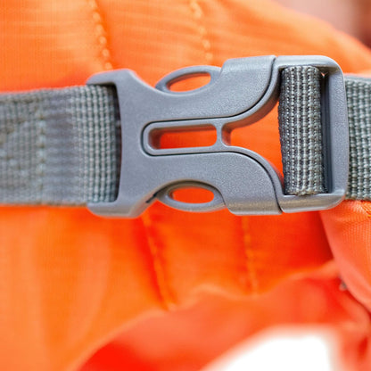 Outward Hound Granby Splash Dog Life Jacket, High-Buoyancy Dog Life Vest for Swimming, Boating, and Water Safety, Medium, Orange