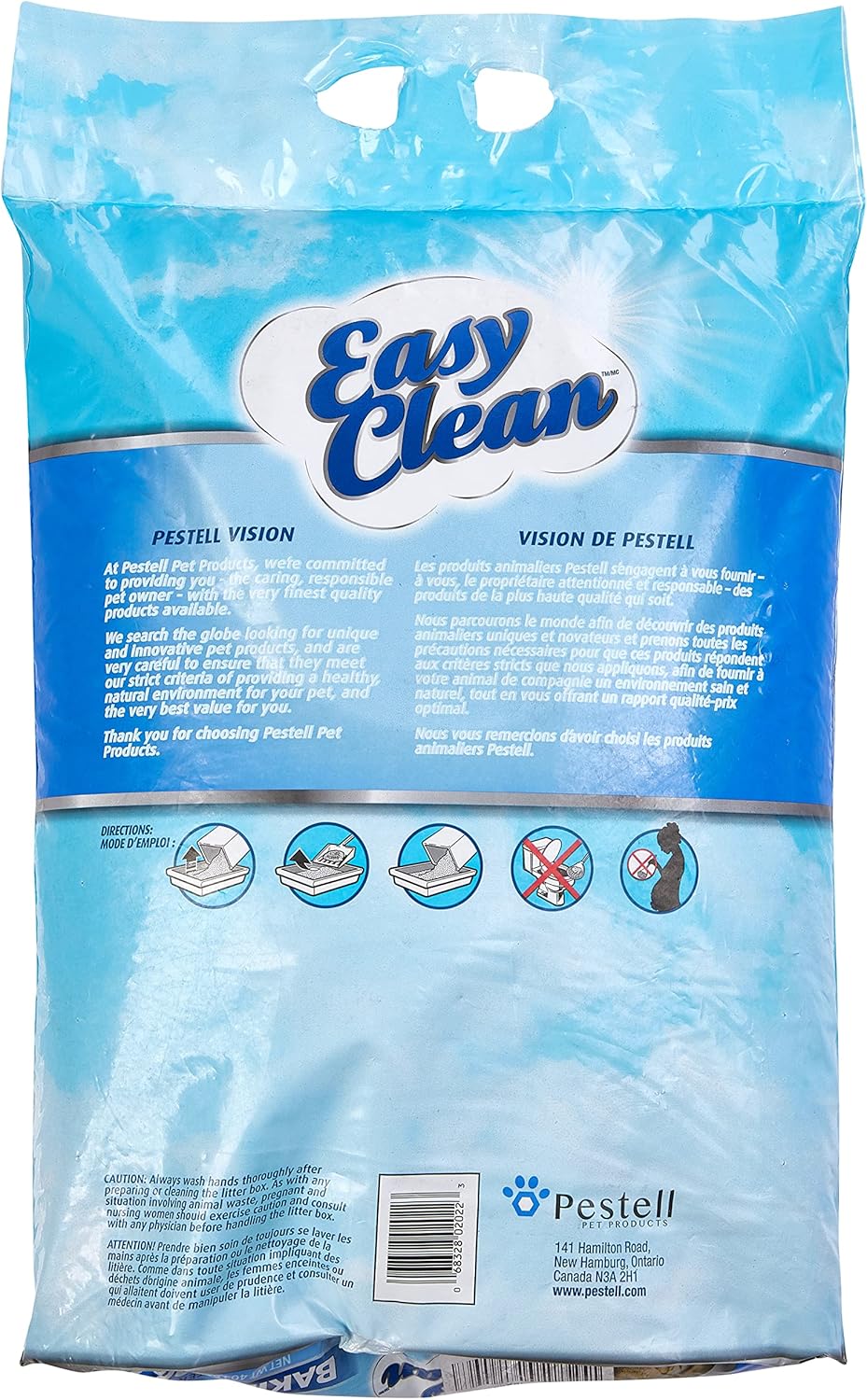 Pestell Easy Clean Clumping Cat Litter with Baking Soda, 40-Pound