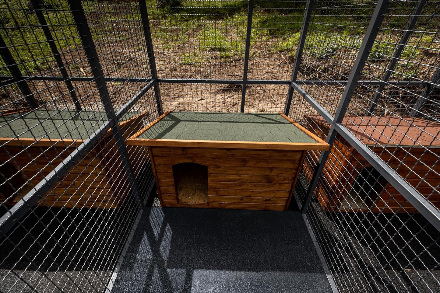 Heavy Duty Horse Stall Mats - Stable Mats, Durable 3/4 in. Thick Rubber Flooring - Solid Black - 3.5' x 6' Mat for Stables, and More - 42 in. x 72 in. Stall Mat