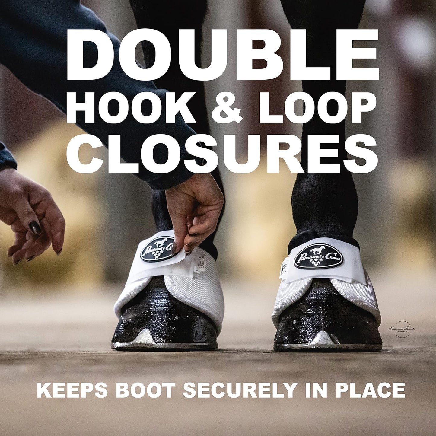 Professional's Choice Horse Equine Overreach Ballistic Bell Boots Navy Blue