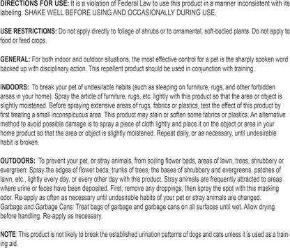 Four Paws Keep Off Pet Repellent Spray for Outdoors & Indoors, Dog & Cat Chew & Scratch Deterrent, 10 oz.