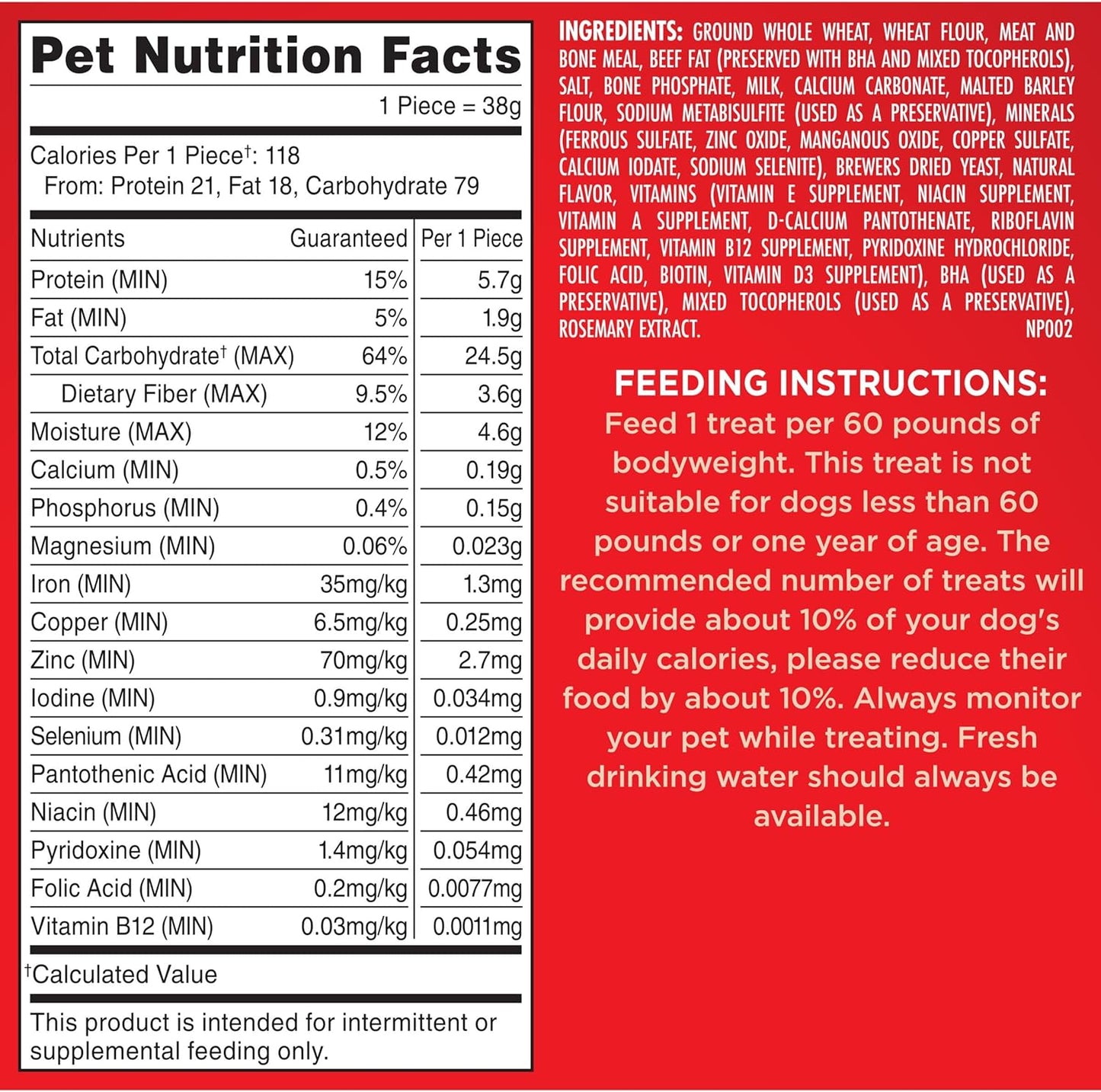 Milk-Bone Original Dog Treats Biscuits for Large Dogs, 10 Pounds (Packaging May Vary)