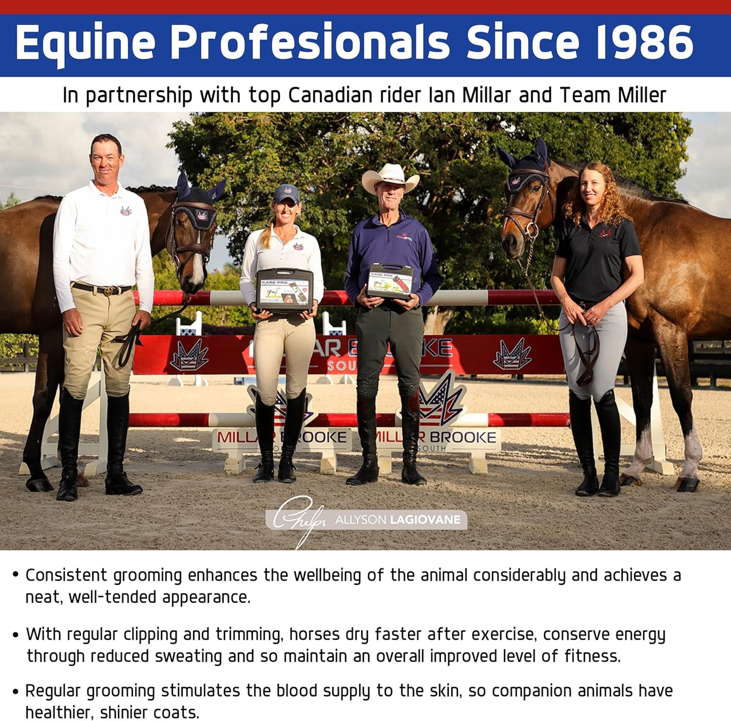 Liveryman Kare-Pro Horse & Pet Clipper & Trimmer – Titanium Coated Steel Blades Kare-Pro 50