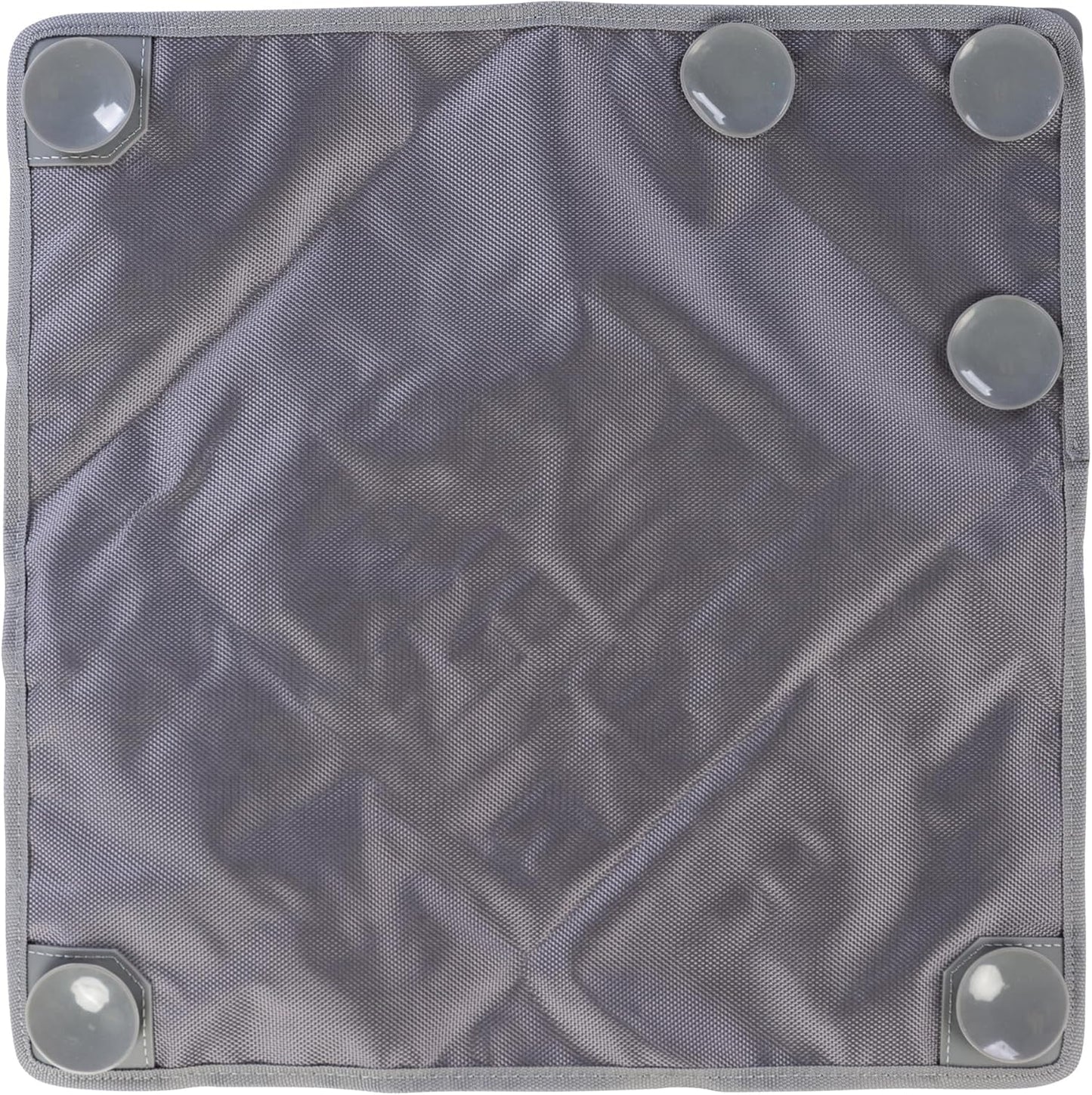 Messy Mutts Square 16" x 16" Forage and Lick Mat with Non-Slip Suction Cups | Stimulating Sniffing Interactive Puzzle for Dogs | Silicone Triangle Licking