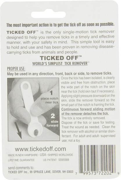 Ticked Off Tick Remover, Orange