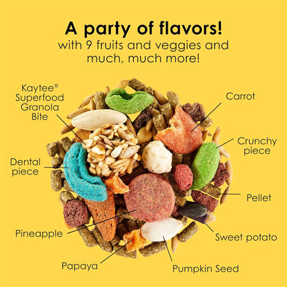 Kaytee Fiesta Rabbit Food, Nutritious and Fun Blend, Supports Dental Health and Digestion, 6.5 pounds
