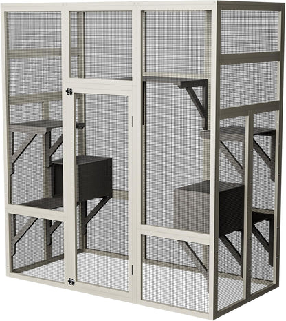 KEIKI Waterproof Outdoor Cat House Shelter Playpen