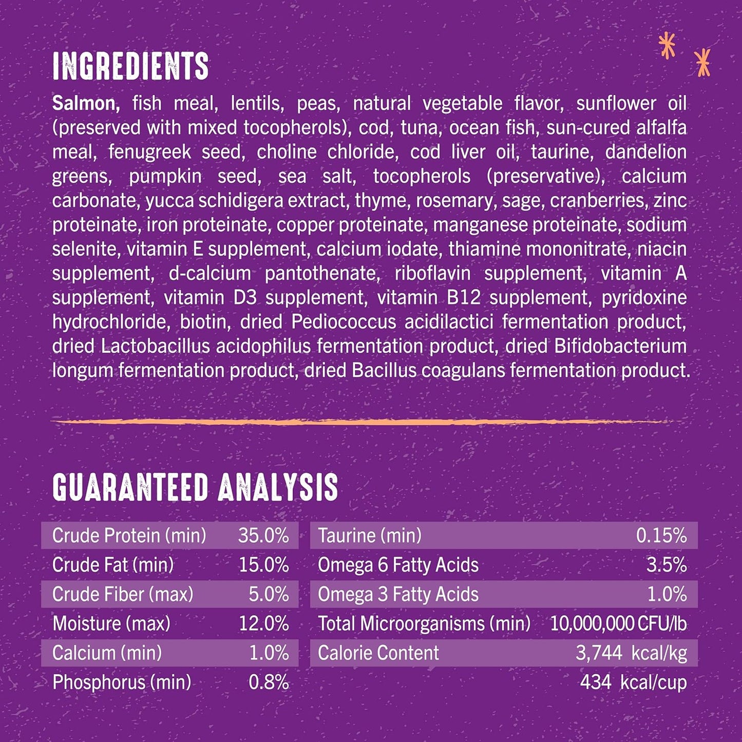 Stella & Chewy's Raw Blend Premium Kibble Cat Food – Grain Free, Protein Rich Meals – Wild-Caught Fish Recipe – 2.5 lb. Bag