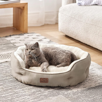 Bedsure Dog Beds for Small Dogs with LESURE Dog Birthday Cake Toy