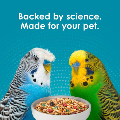 Kaytee Forti-Diet Pro Health Nourish+Protect Parakeet Food, Comprehensive Nutrition Backed by Science, Digestive Health, Immune Support, 2 pounds