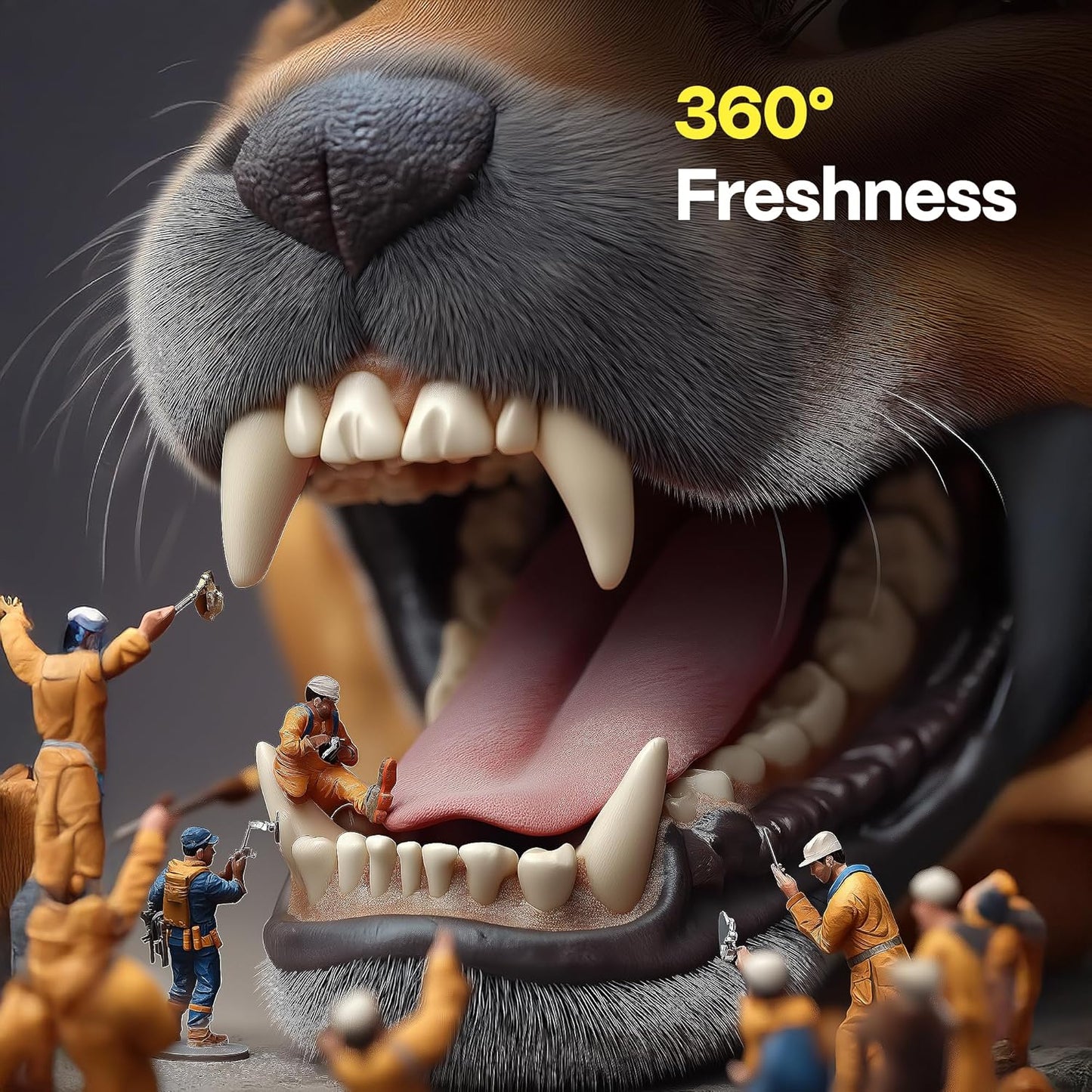 DOCO Dog Teeth Cleaning Wipes Dental Finger Wipes for Cats & Dogs Remove Plaque & Tartar, Freshen Breath, No Rinse, Easy & Effective Pet Tooth Cleaning Kit for Oral Care (Chicken Flavor, 50 Count)