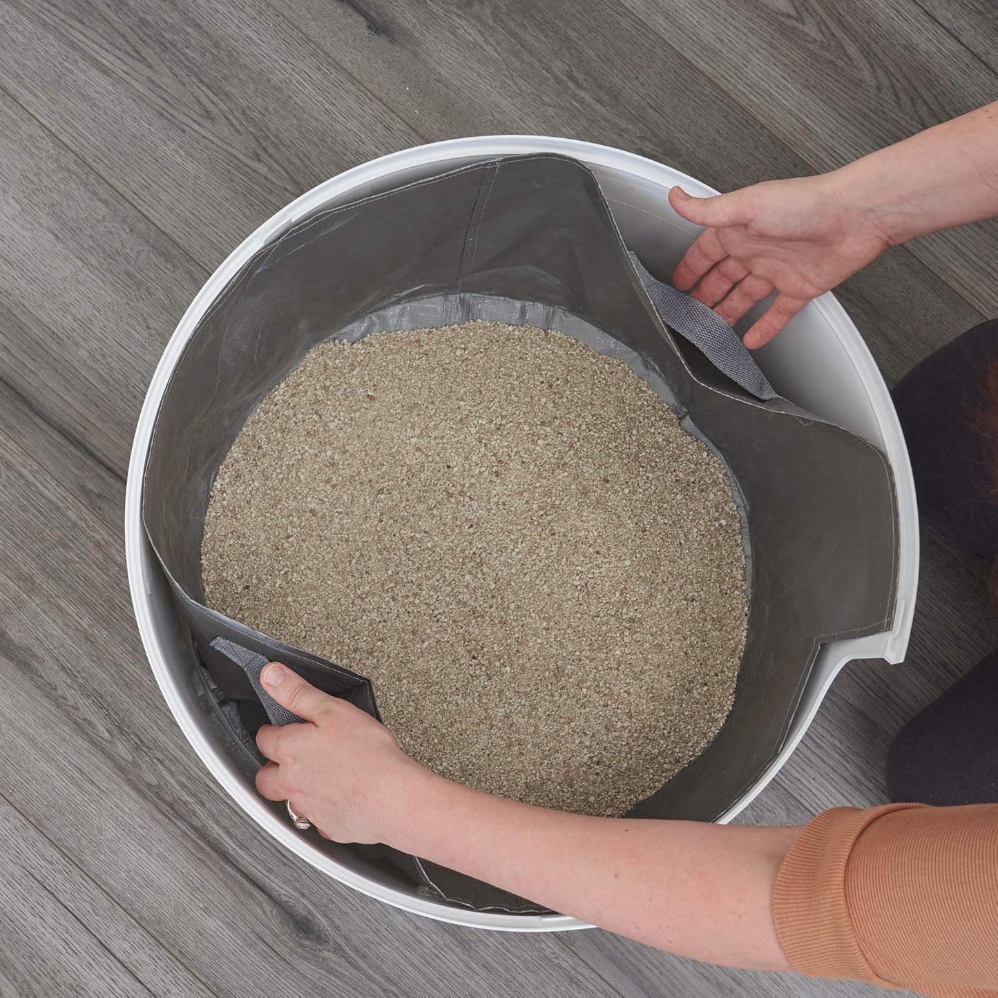 Reusable Litter Box Liners by Bundle & Bliss, 3-Pack - Easy to Clean, Non-Slip Litter Liners For Secret Litter Box - Durable Design, Waterproof, Scoop & Scratch-Resistant, Leak Proof, Machine-Washable