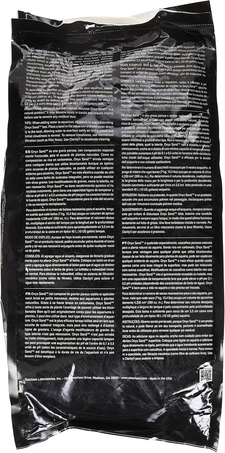 Onyx Sand, 7 kg / 15.4 lbs (Pack of 2)