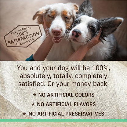 Merrick Healthy Grains Premium Dry Dog Food, Wholesome and Natural Dry Chicken Kibble, Senior Recipe - 25.0 lb. Bag