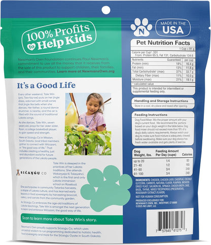 Newman's Own Dog Food Toppers | Variety Pack | Meaty Mixed Grill & Chicken Soup Recipe | 16 oz Bags (Pack of 2)