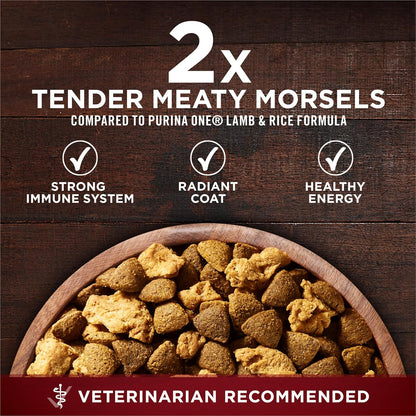 Purina ONE True Instinct With Real Salmon and Tuna Natural With Added Vitamins, Minerals and Nutrients High Protein Dog Food Dry Formula - 15 lb. Bag