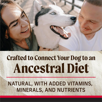 Merrick Backcountry Grain Free Dry Adult Dog Food Kibble With Freeze Dried Raw Pieces, Great Plains Red Recipe - 4.0 lb. Bag