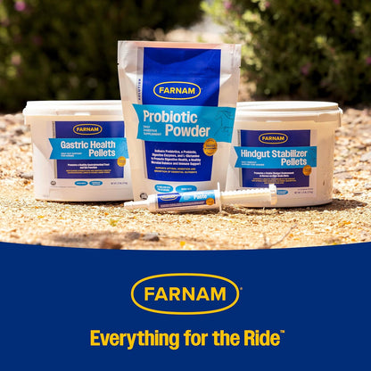 Farnam Probiotic Paste for Horses, Rapid Delivery Digestive and Immune Health Supplement Supports a Healthy Microbial Balance in Times of Stress