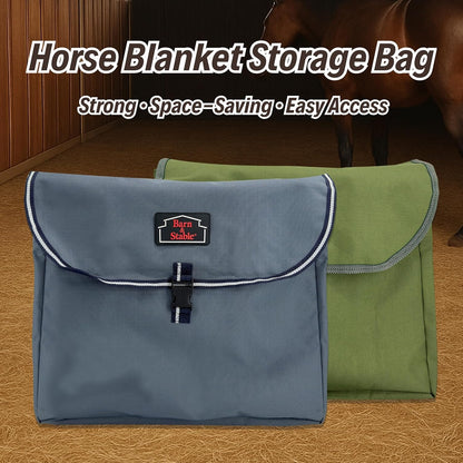 BARN & STABLE 600D Horse Blanket Storage Bag Large Boots Storage Organizer Bag for Horse with Quick Grip Closure and 3 Adjustable Straps