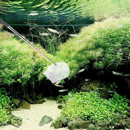 Kisangel Small Aquarium Shrimp Net Retractable Fine Mesh Fish Tank Net 3D Round for Pond and Creek Fishing