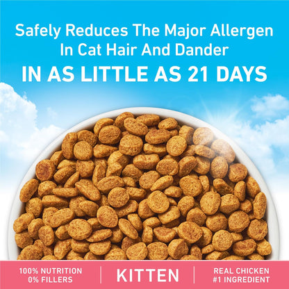 Purina ONE LiveClear Allergen-Reducing Dry Kitten Food Formula with Real Chicken As The Number One Ingredient - 5 lb. Bag