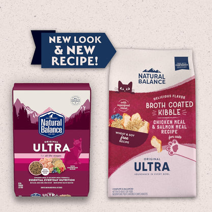 Natural Balance Original Ultra Dry Cat Food, Chicken Meal & Salmon Meal Recipe, 15 lbs.