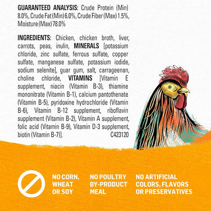 Purina Beyond Chicken, Carrot and Pea Ground Grain Free Wet Dog Food Natural Pate with Added Vitamins and Minerals - (Pack of 12) 13 oz. Cans