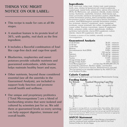 Taste of The Wild High Protein Real Meat Recipes Premium Dry Cat Food with Superfoods and Nutrients Like Probiotics, Vitamins and Antioxidants for Adult Cats and Kittens 5lb (Pack of 1)