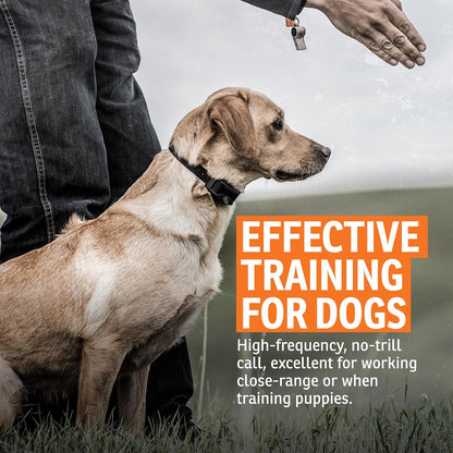 SportDOG Brand Roy Gonia Special Whistle Without Pea - Hunting Dog Training Whistle with Easy-to-Blow Design - Orange