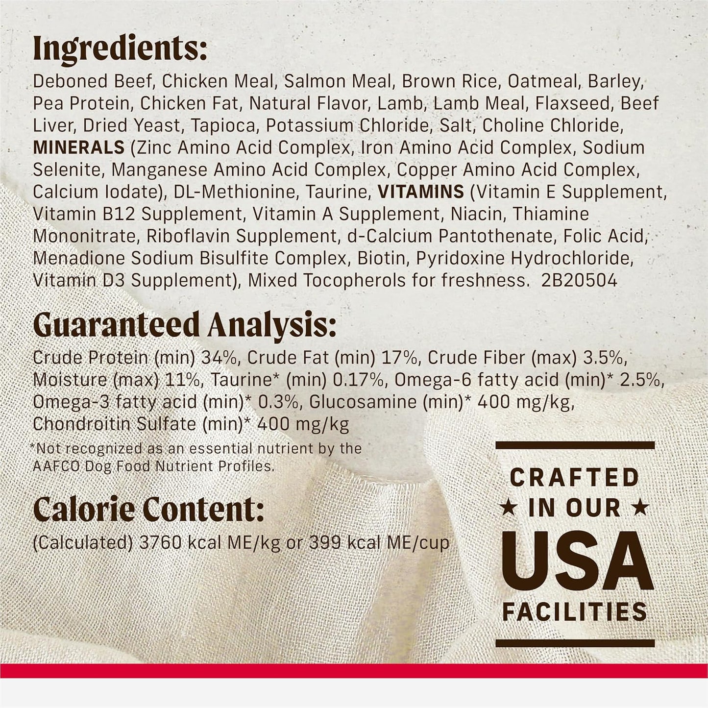 Merrick Backcountry Healthy Grains Kibble With Freeze Dried Raw Pieces, Great Plains Red Meat Recipe Dog Food - 4.0 lb. Bag