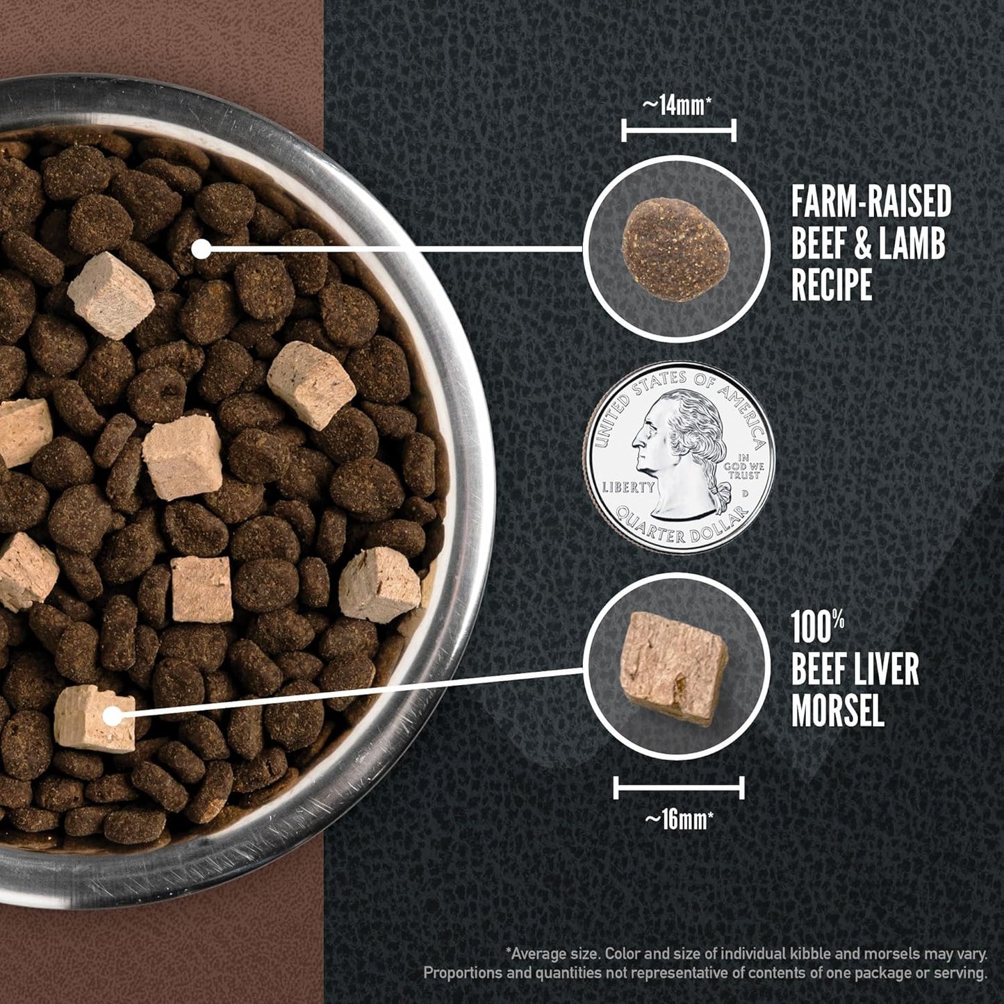 ORIJEN Wild Reserve Dry Dog Food Farm-Raised Beef & Lamb Recipe 20lb Bag