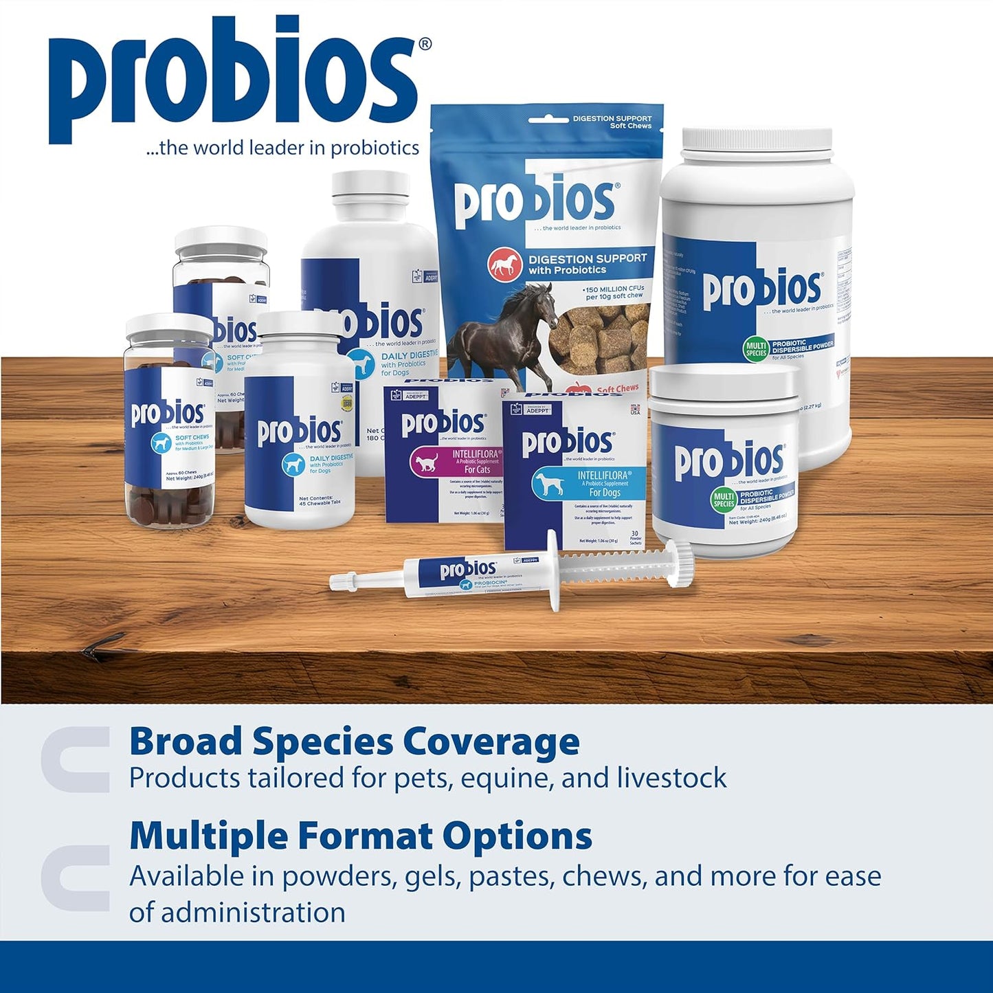 Probios Intelliflora for Dogs, Daily Probiotic Powder, Nutritional Supplement for Gut Health, Digestion & Immune Support, 30 sachets (Pack of 2)