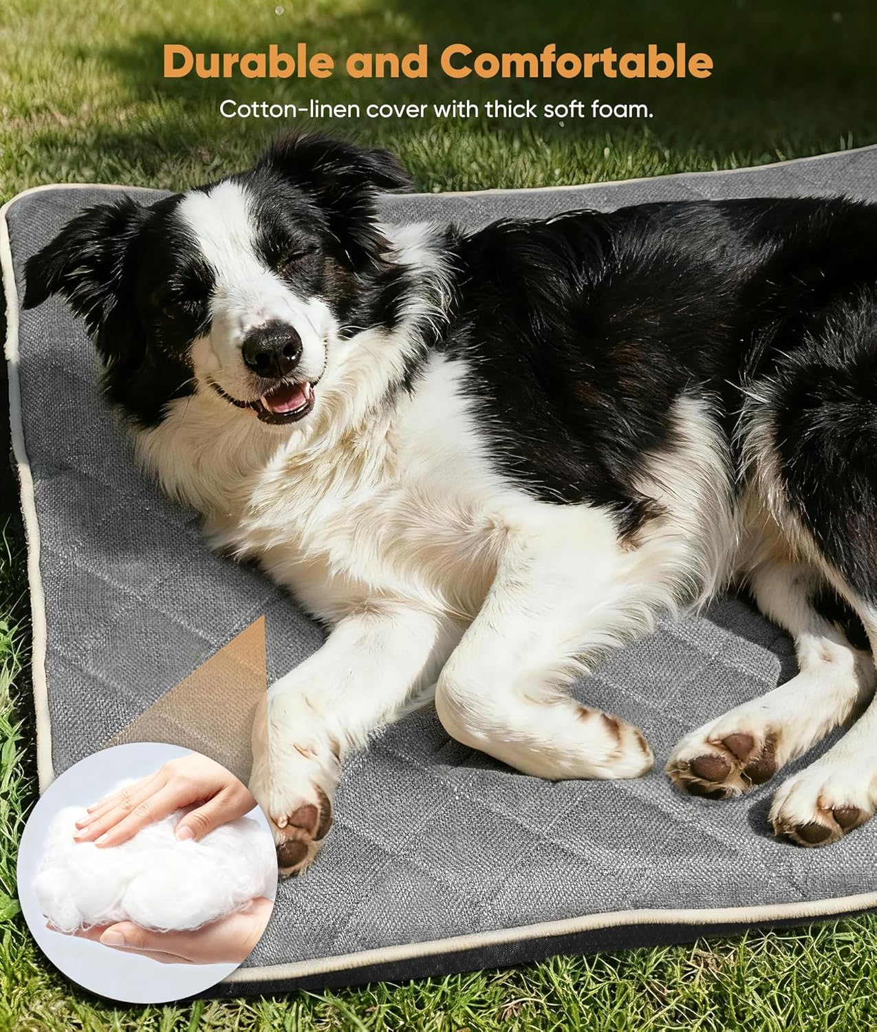 Petbobi Dog Stroller and Plush Mat Bundle for Medium & Large Dogs