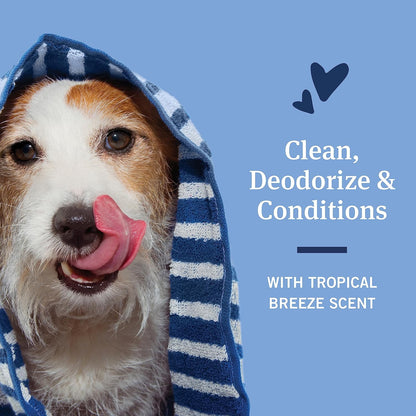 PetArmor Flea & Tick Protection Shampoo for Dogs, Sunwashed Linen Scent, 18 oz (Pack of 2)