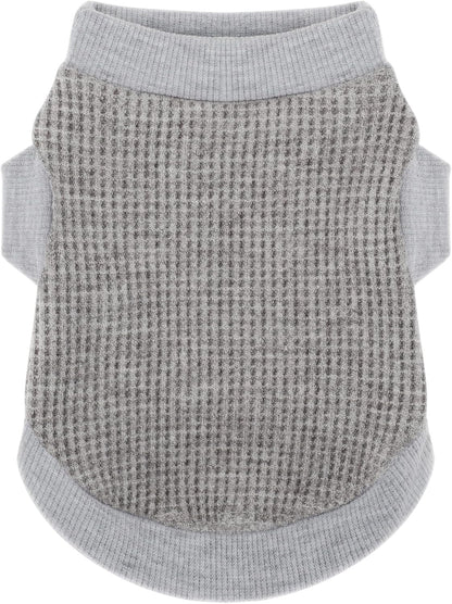 Cozy and Functional Dog Shirts for Small Puppies: Stretchable Gray Attire with Easy-On Design, Ideal for Chihuahuas and Yorkies - Enhance Comfort and Playfulness on Chill Days Medium