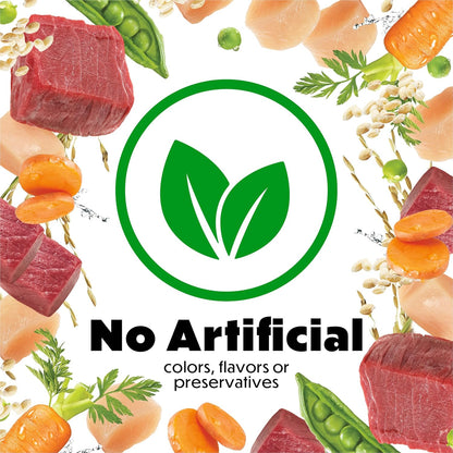 Purina Beneful Freshly Prepared Blends Wet Dog Food Variety Pack with Beef, Chicken, or Lamb Dog Food - (Pack of 12) 10 oz. Tubs