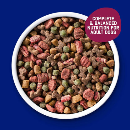 Kibbles 'n Bits Dry Dog Food, Savory Bacon & Steak Flavor for Adult Dogs 16 lb. Bag